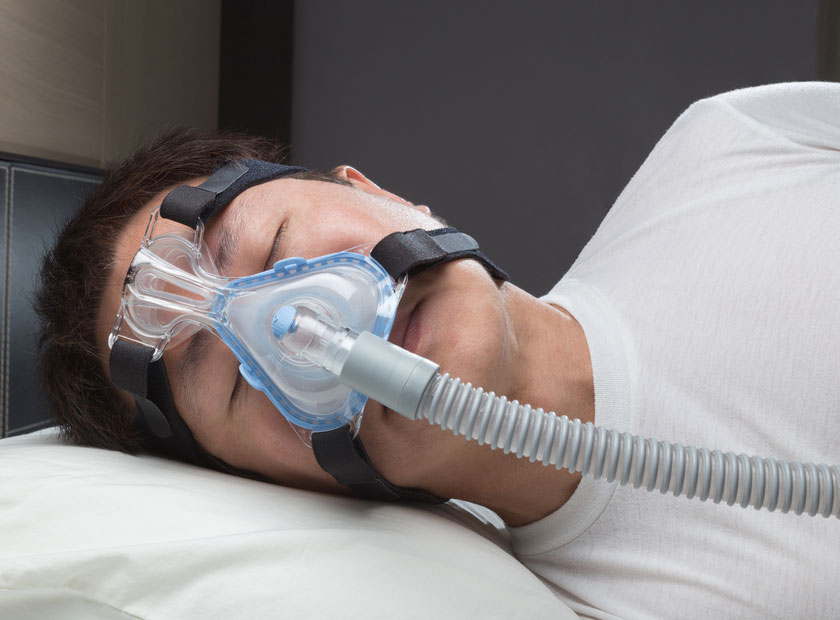 cpap machine in use
